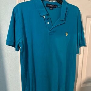 U.S. Polo Assn. Turquoise Polo Shirt